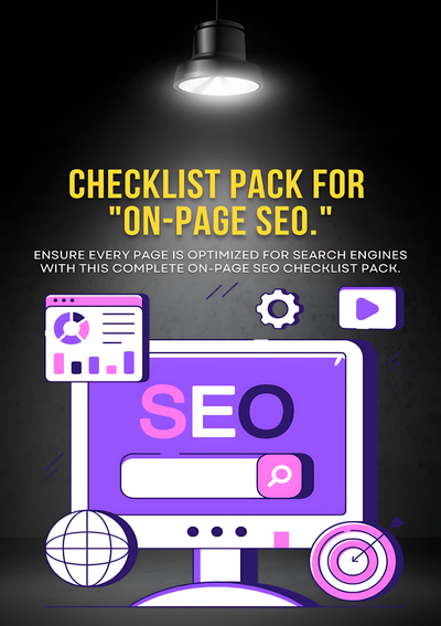 Checklist pack for on-page SEO
