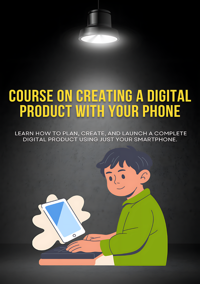 Course on creating a digital product with your phone