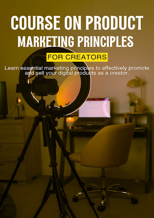 Course on product marketing principles for creators