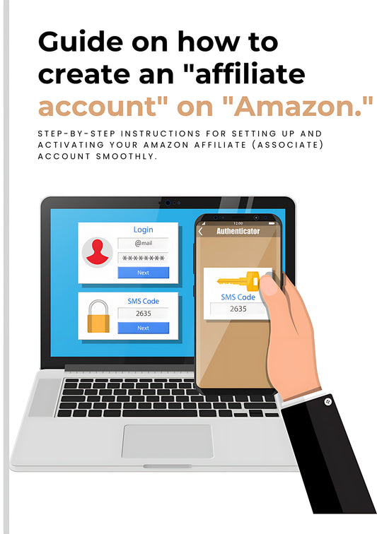 Create an affiliate account on Amazon