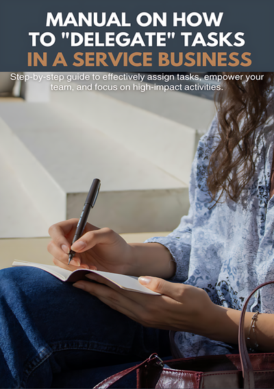 Delegate tasks in a service business