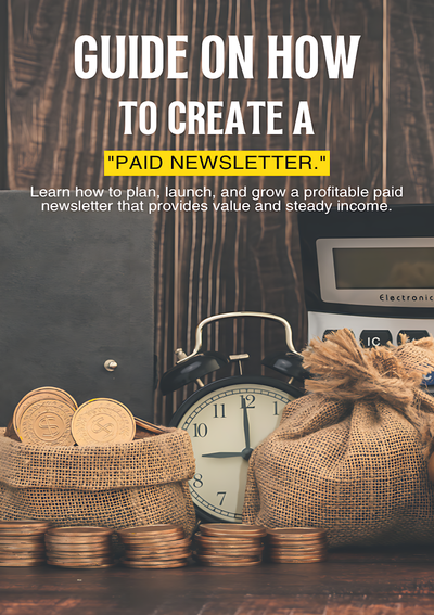How to create a paid newsletter