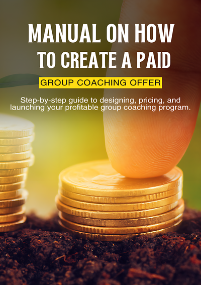 How to create a paid group coaching offer