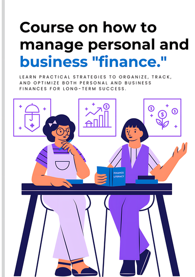 How to manage personal and business finance