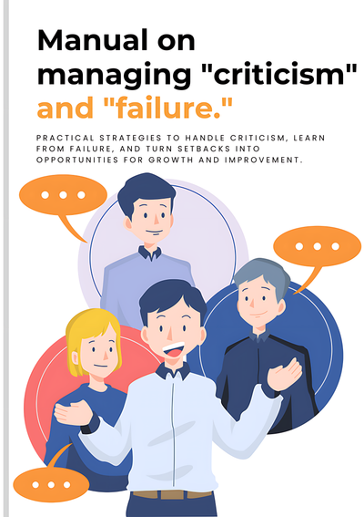 Managing criticism and failure