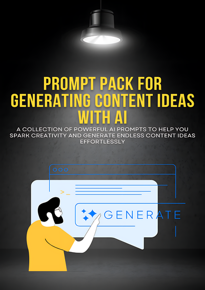 Prompt pack for generating content ideas with AI