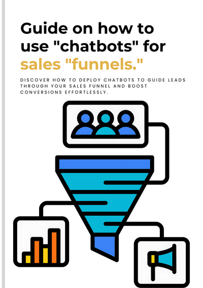 Using chatbots for sales funnels